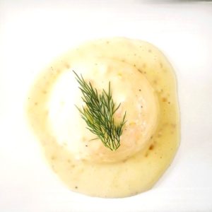 Mousse de truite sauce citronnelle